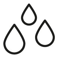 Water droplets icon