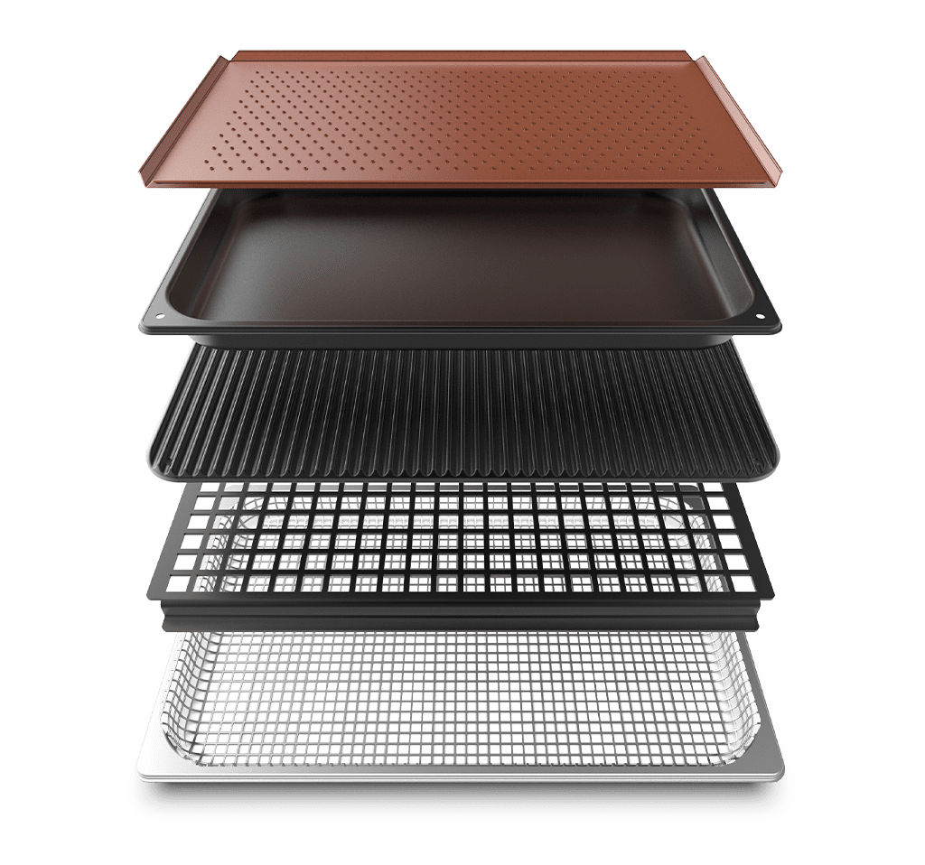 START.COOK[1] Set inicial de bandejas que incluye: 1 x GRP815, TG975, TG885, TG870, TG900. XUC028.