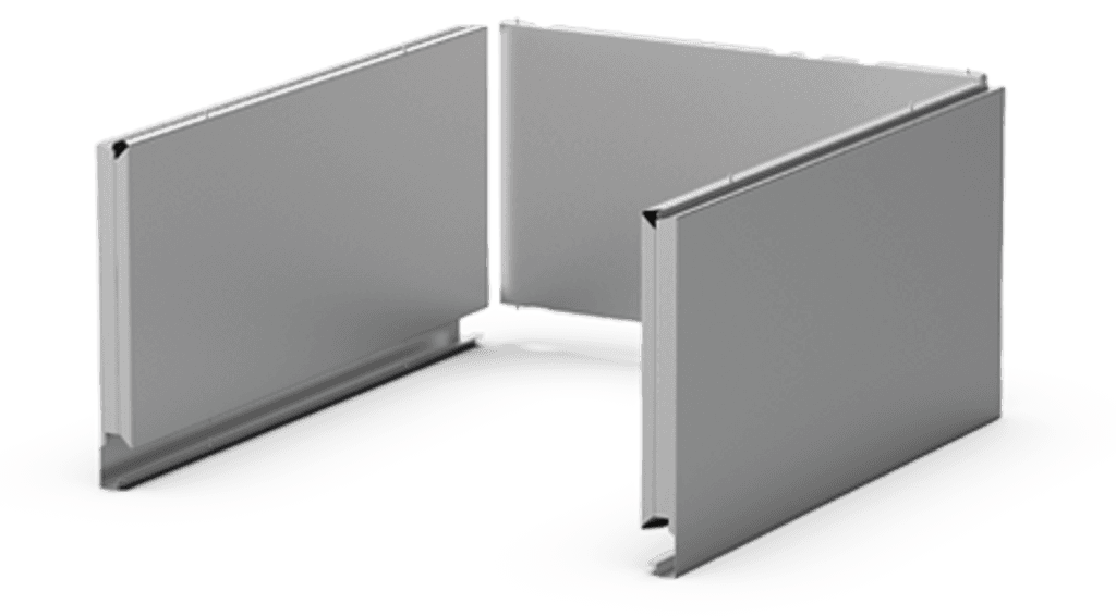 Unox Coperture laterali per stand alto. XUC232.