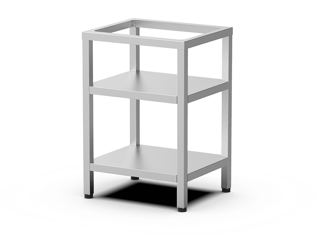 Unox Supporto multifunzionale per riporre le teglie e collocare HOT VACUUM all’altezza perfetta per lavorare. XUC146.