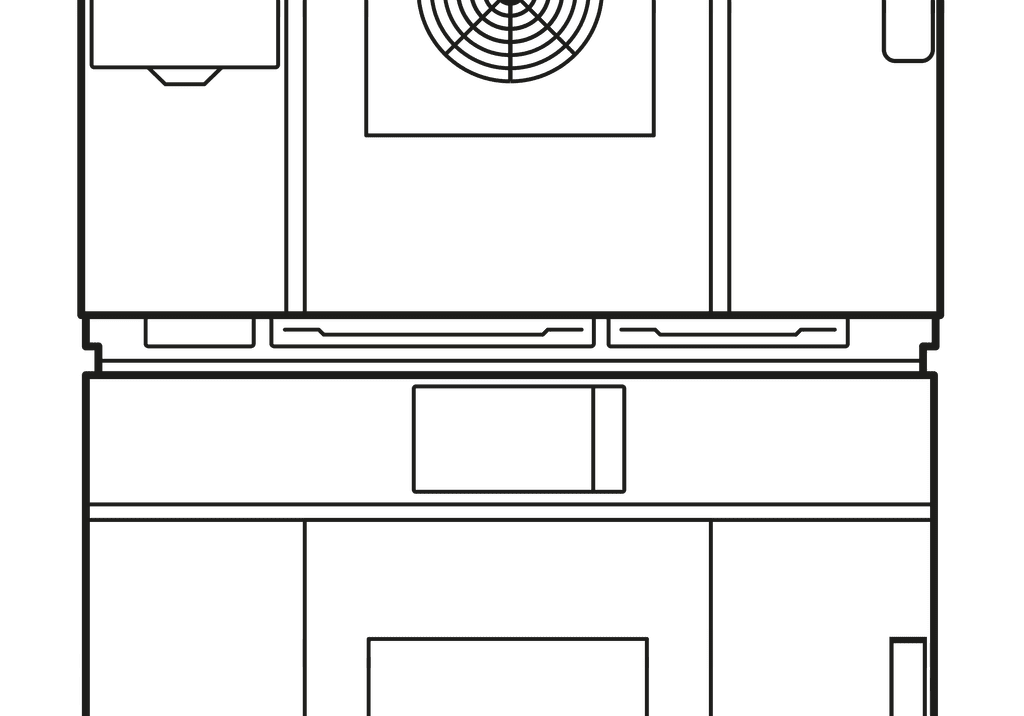 Unox Contiene tutte le parti necessarie per la corretta installazione e sovrapposizione di EVEREO® 600-X + forno CHEFTOP-X™. XEEQA-0011-E.