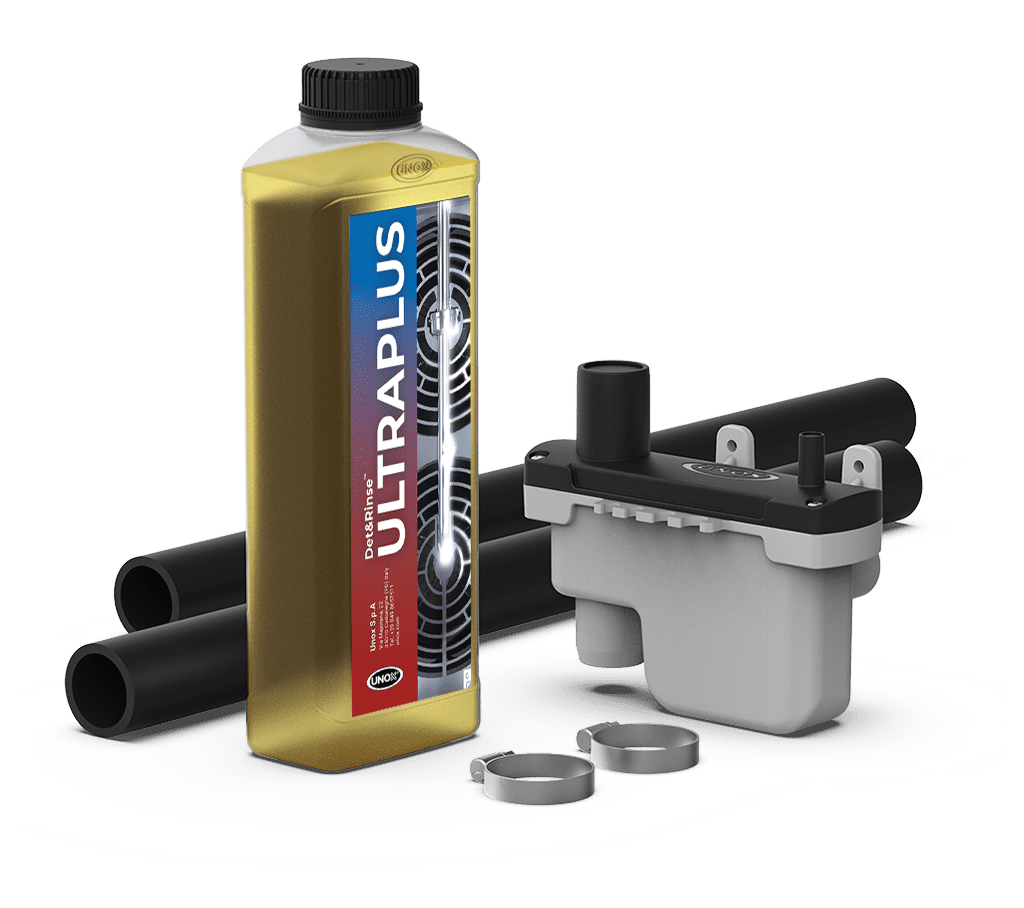 Unox Contiene tutte le parti necessarie per la corretta installazione di un singolo forno e una bottiglia di detergente DET&Rinse™ ULTRAPLUS (1 litro) UN 1824, 8, II - ADR quantità limitata. XUC001-DRU.