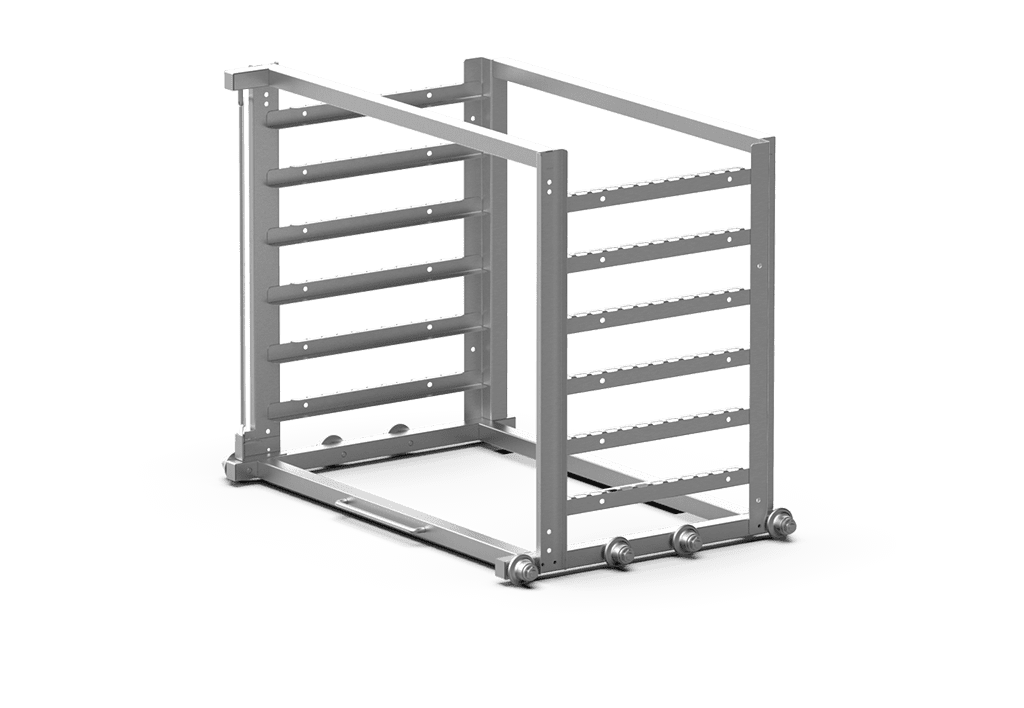 Unox Consente il carico e l'estrazione rapida delle teglie, riducendo i tempi di apertura porta. XWDBA-0611.