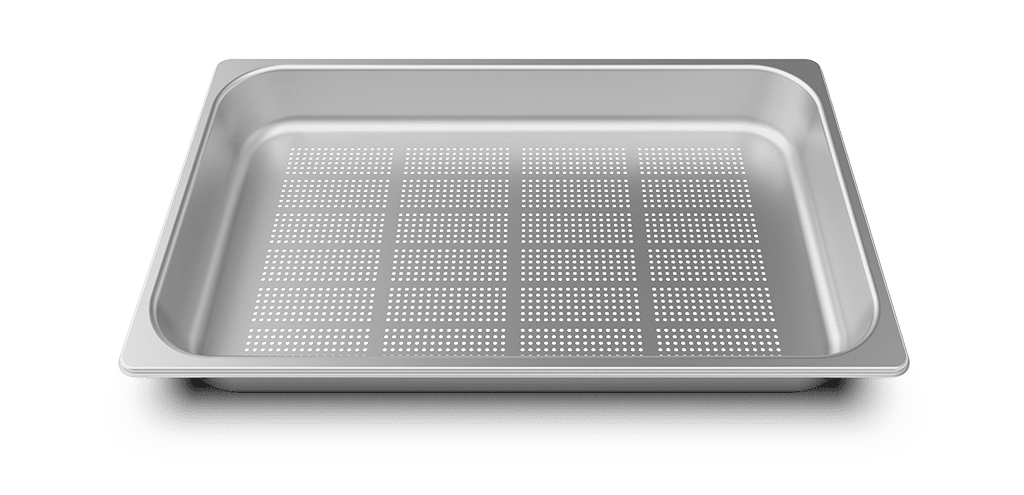 FORO.STEEL65 bandeja profesional Unox para cocción al vapor y sous vide GN 2/1, GN 1/1 TG830.