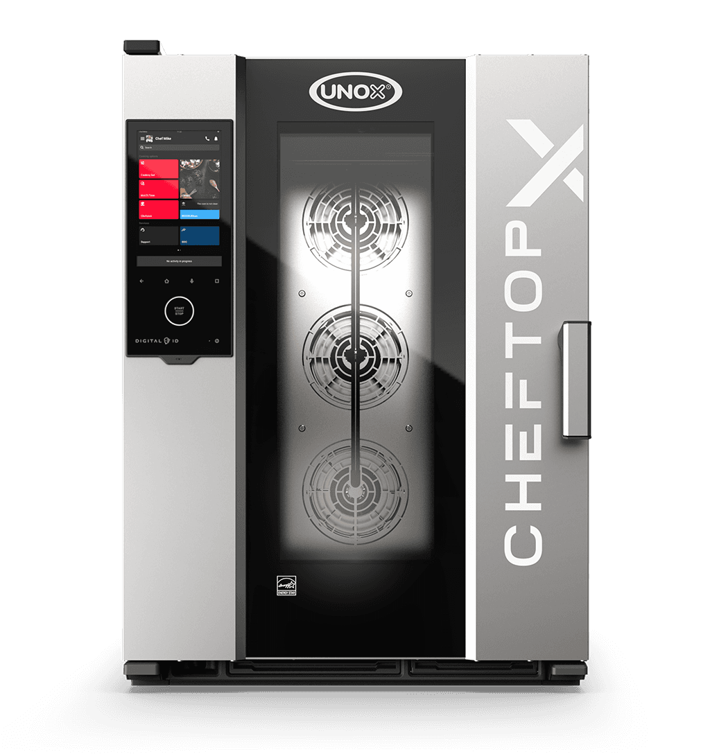 10 trays GN 1/1 Render of UNOX CHEFTOP-X™ commercial combi oven XEDA-1011-EXRS-POE.
