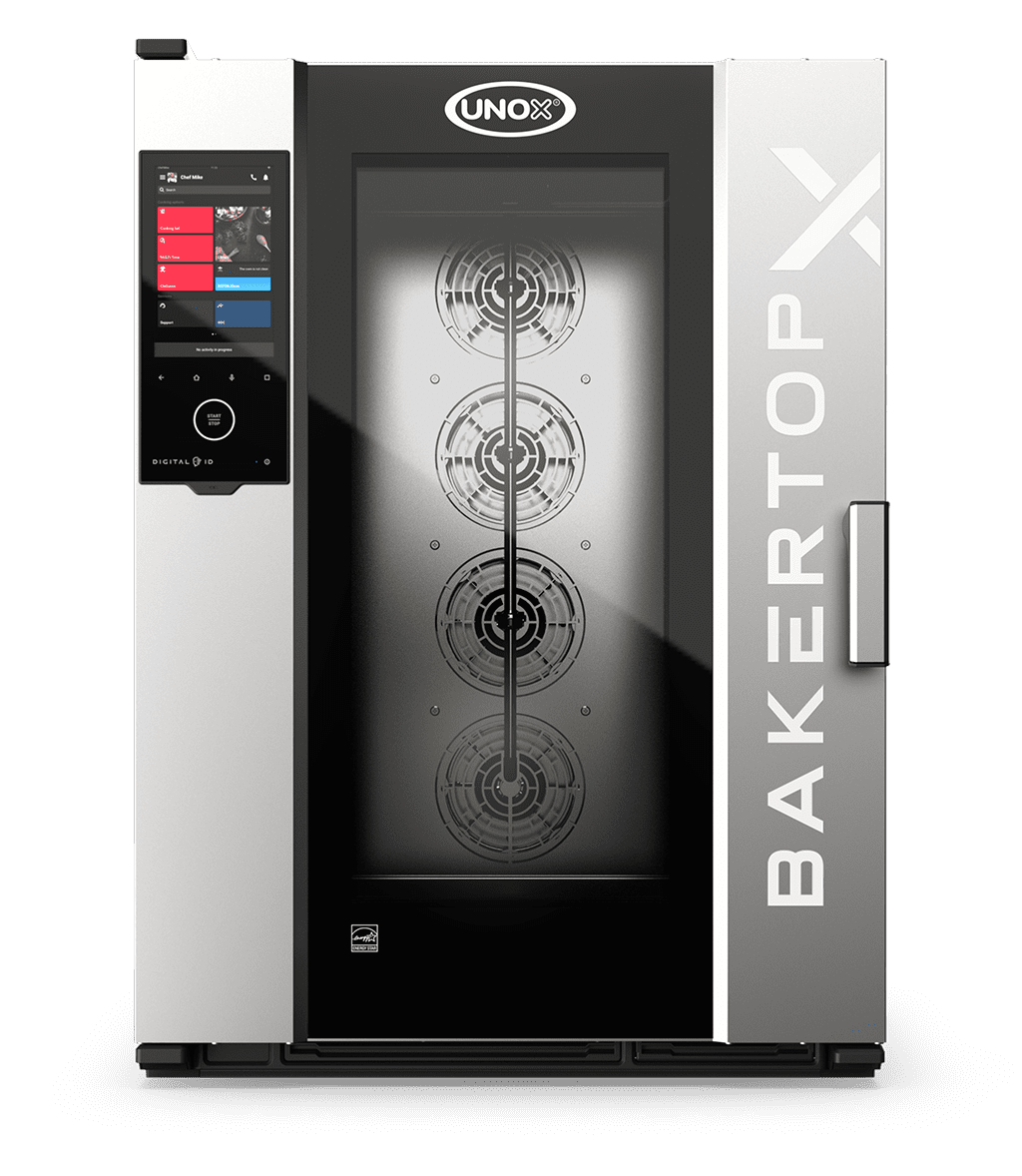 10 trays 600x400 Render of UNOX BAKERTOP-X™ commercial combi oven XELA-10EU-EXRS.