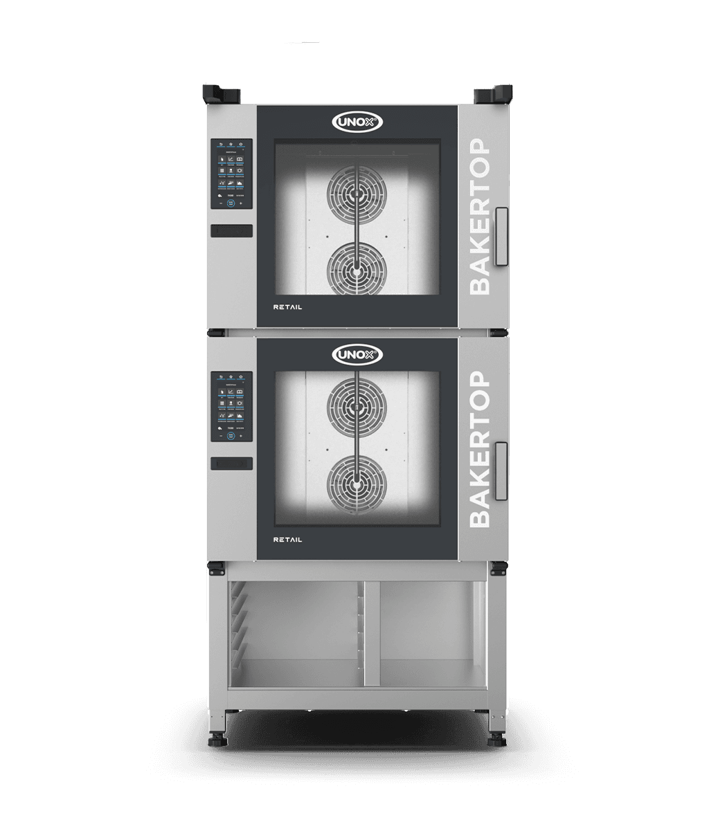 12 trays 600x400 Render of BAKERTOP RETAIL commercial in-store baking station XETC-12EU-YPRMN.