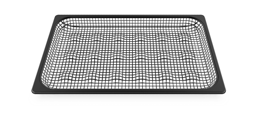 BLACK.FRY unox commercial tray for frying and eggs GN 1/1, GN 2/1 GRP816.