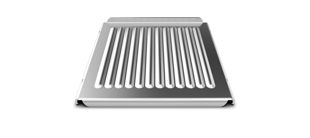 SPEED.Plate RIBBED unox commercial tray for speed oven tray 300x300 TG143.