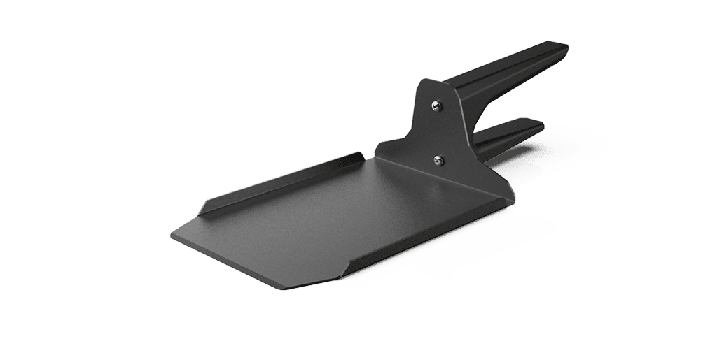 U-shaped flat spatula unox commercial tray for speed oven 460x330, GN 2/3, 18"x13", 300x300 XUC197.