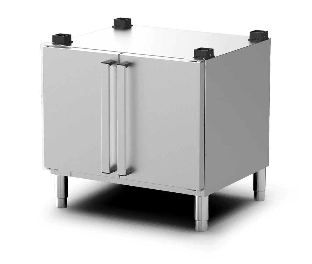 Unox Equipped with a tray-holding compartment and free space for the storage of material. XAVECN-0811-H.