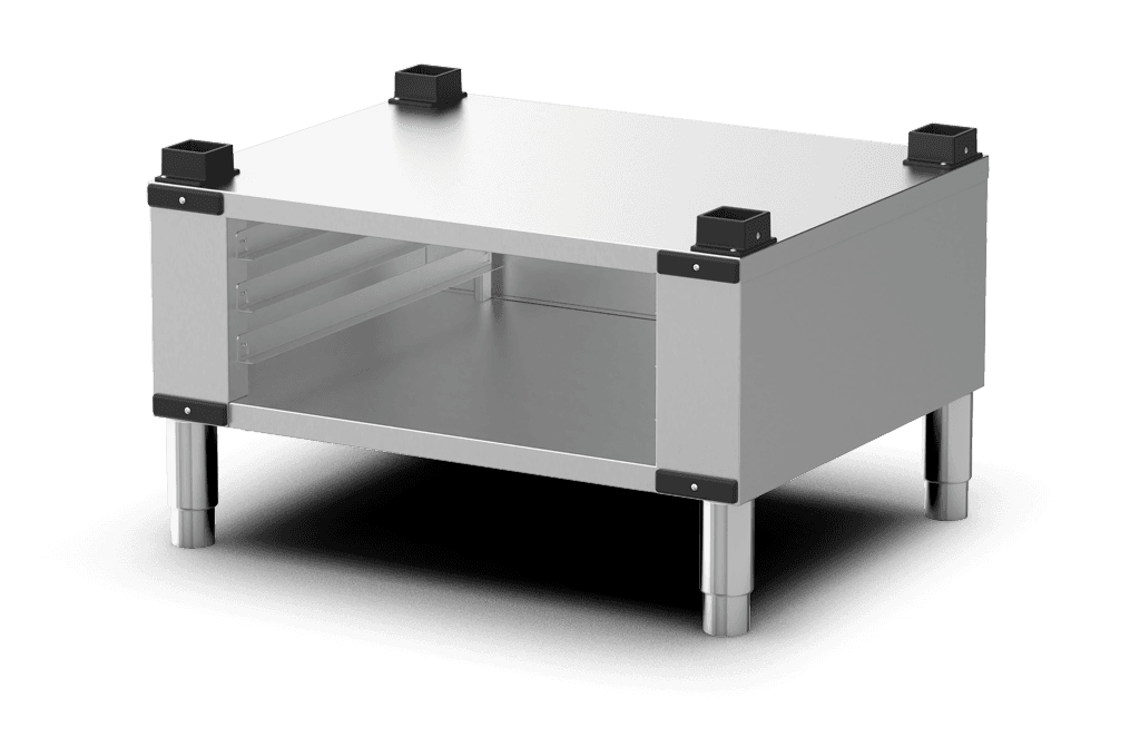 Unox Support for placing the oven at the perfect height for working or for stacking the ovens in a column. XAVRCN-0311-M.