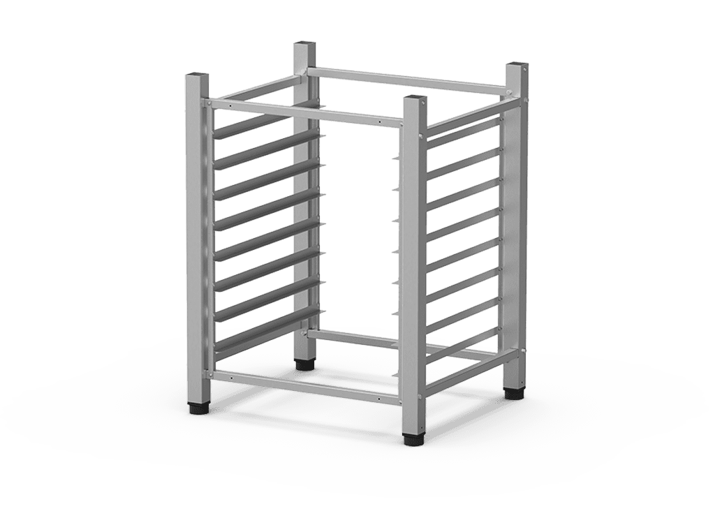 Unox The multifunctional support ideal for storing trays safely and place your oven at the perfect height to work. XR130.