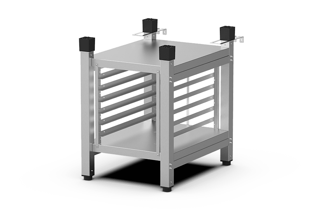 Unox The multifunctional support ideal for storing trays safely and place your oven at the perfect height to work. XWCRC-0613-H.