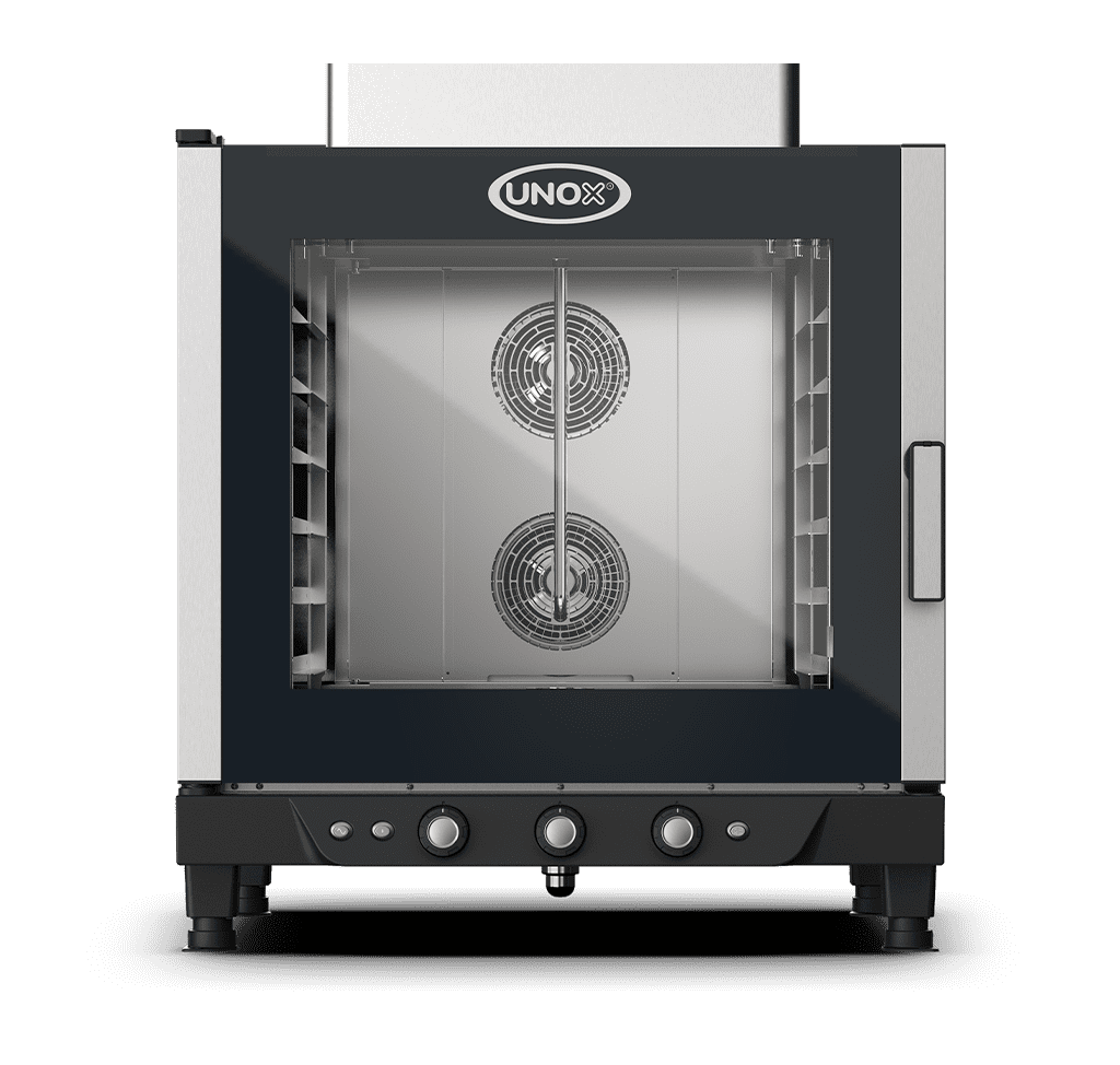 6 teglie 600x400 Render forno a convezione professionale con umidità UNOX BAKERLUX™ & LINEMISS™ XB613G.