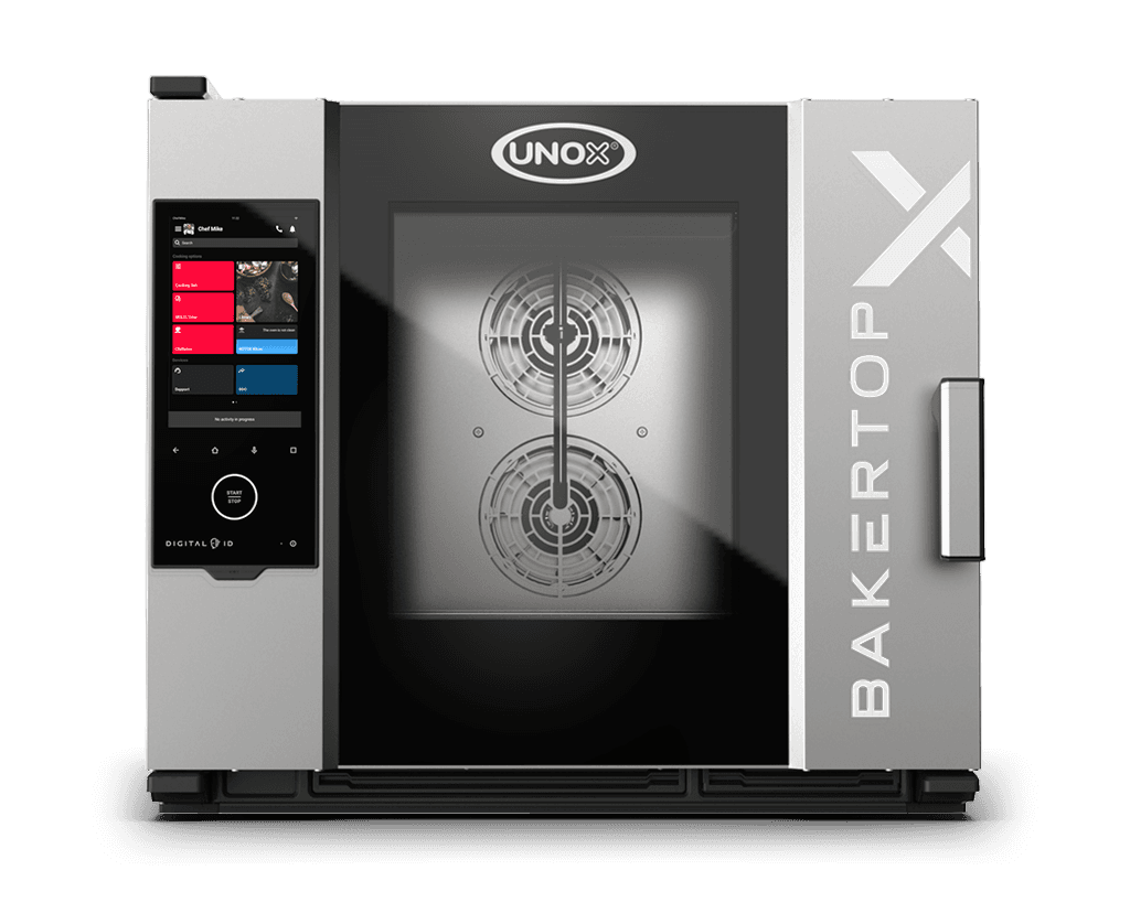 5 teglie 600x400 Render forno professionale combinato UNOX BAKERTOP-X™ XELA-05EU-EXRS-POE.