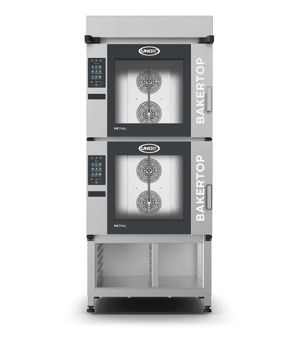 12 teglie 600x400 Render del forno professionale per panificazione in negozio BAKERTOP RETAIL XETC-12EU-YPRMA.