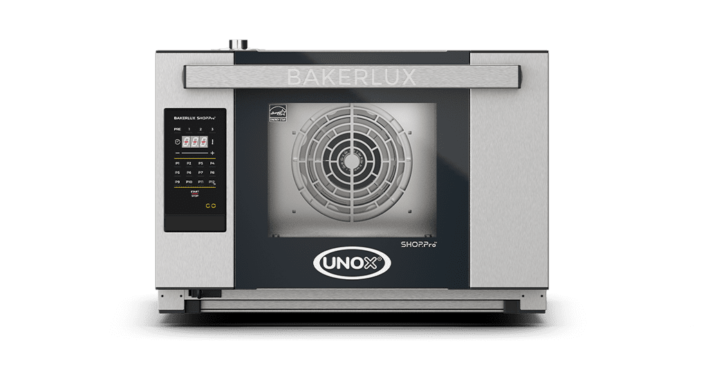 3 bandejas 460x330 Render horno de convección profesional UNOX BAKERLUX SHOP.Pro™ GO XAFR-03HS-LGDN.