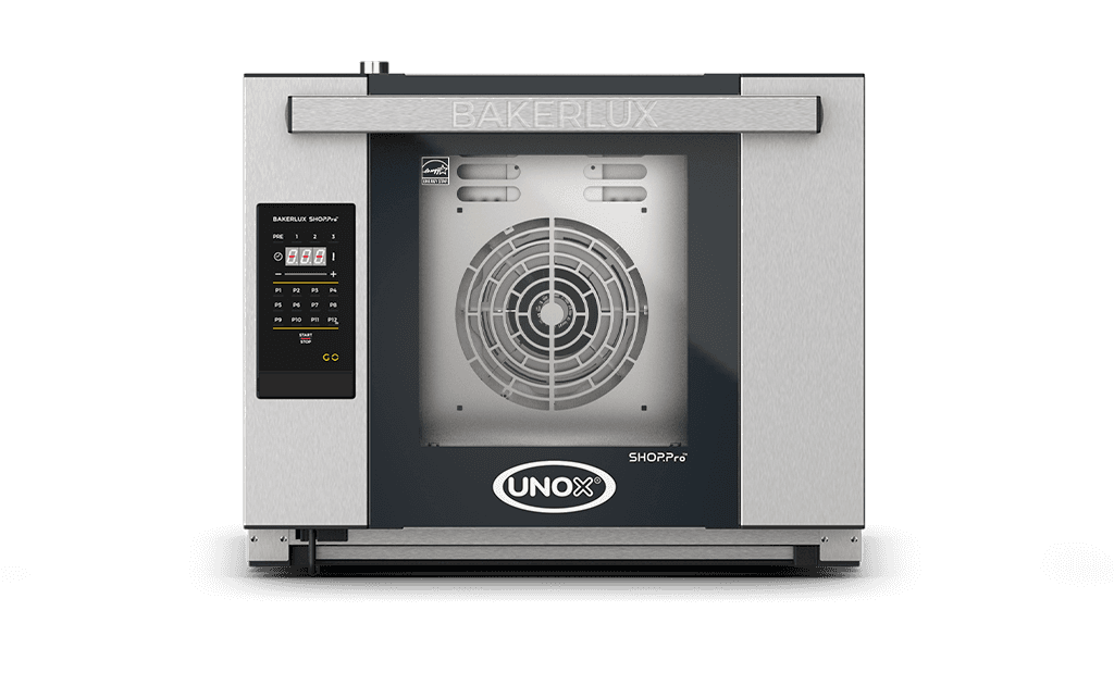 4 bandejas 460x330 Render horno de convección profesional UNOX BAKERLUX SHOP.Pro™ GO XEFR-04HS-EGDN.