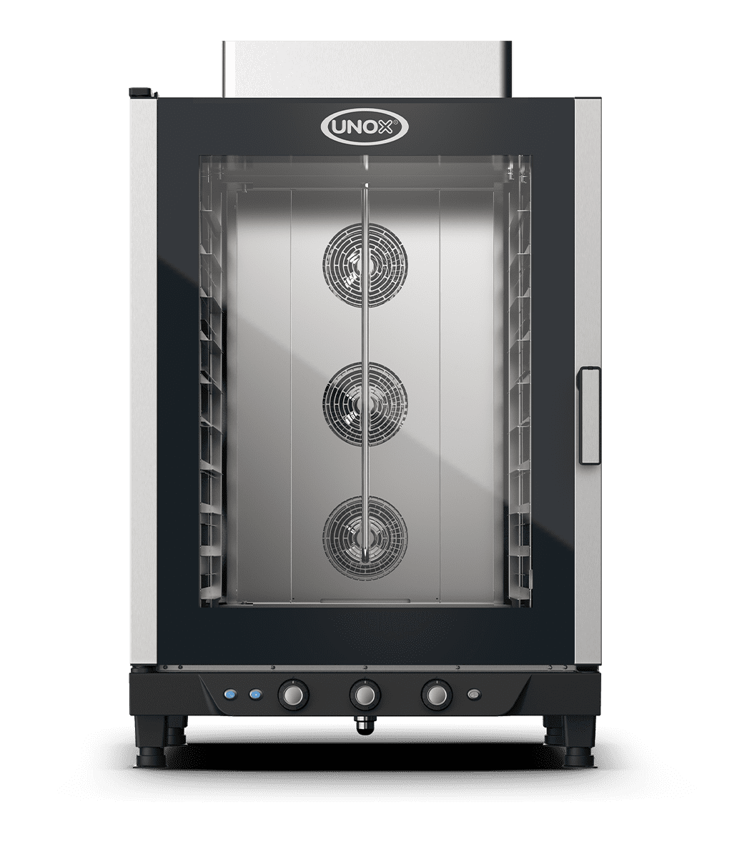 8 bandejas 660x460 Render horno de convección con humedad profesional UNOX BAKERLUX™ & LINEMISS™ XB813G-AL.