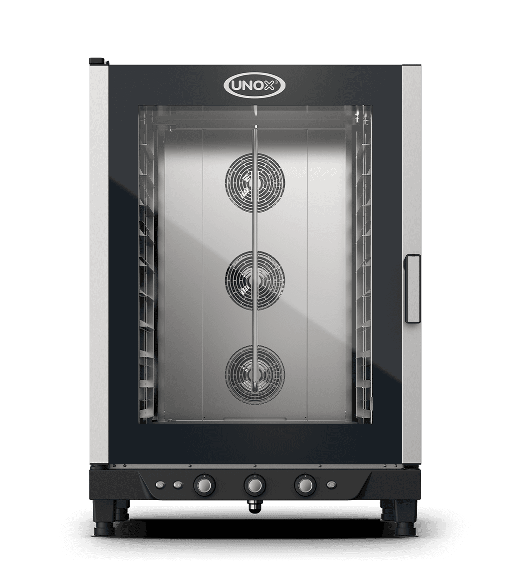 10 bandejas 600x400 Render horno de convección con humedad profesional UNOX BAKERLUX™ & LINEMISS™ XB893.