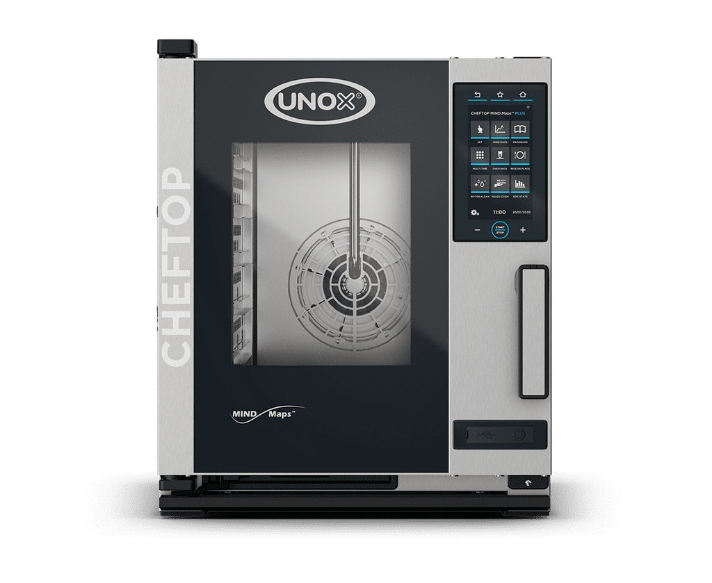 5 bandejas GN 2/3 Render horno mixto profesional UNOX CHEFTOP MIND.Maps™ PLUS XECC-0523-EPRM-MS.