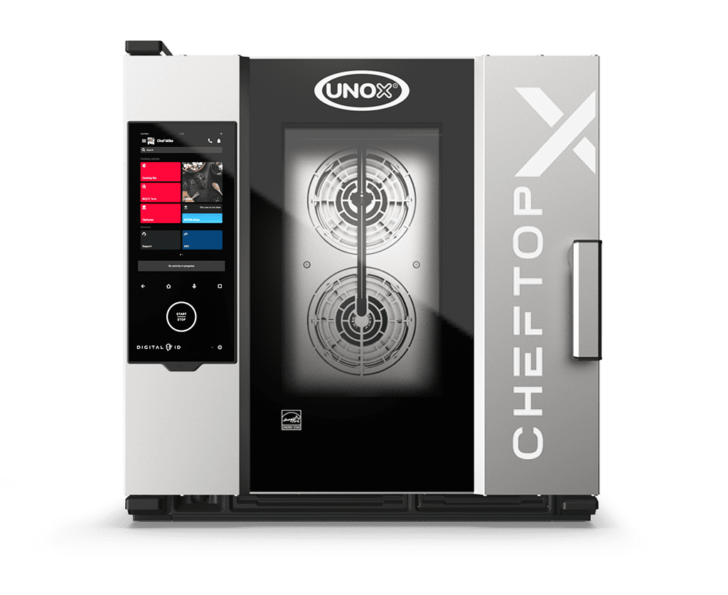 6 bandejas GN 1/1 Render horno mixto profesional UNOX CHEFTOP-X™ XEDA-0611-GXRS-ET.
