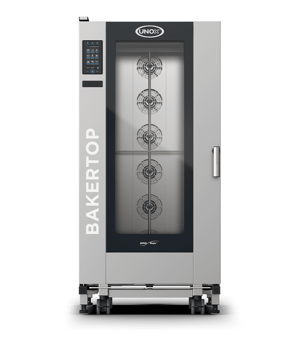 16 bandejas 18"x26" Render horno mixto de carro profesional UNOX BAKERTOP MIND.Maps™ BIG PLUS XEBL-16FS-DPRS-AL.