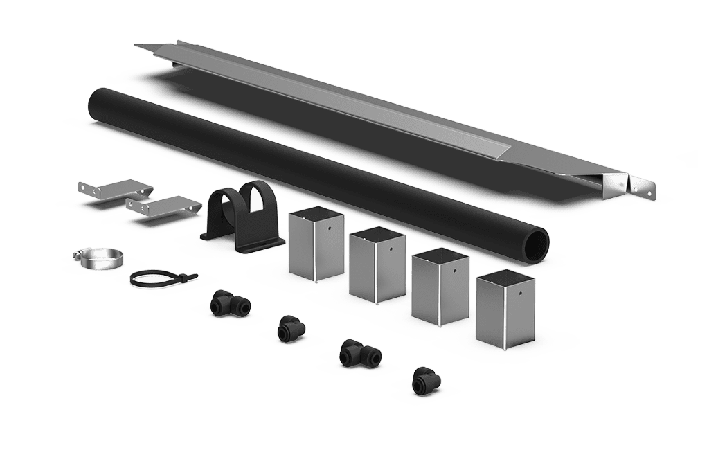Unox Contiene todas las partes necesarias para la correcta instalación y superposición de dos hornos eléctricos. XC646.