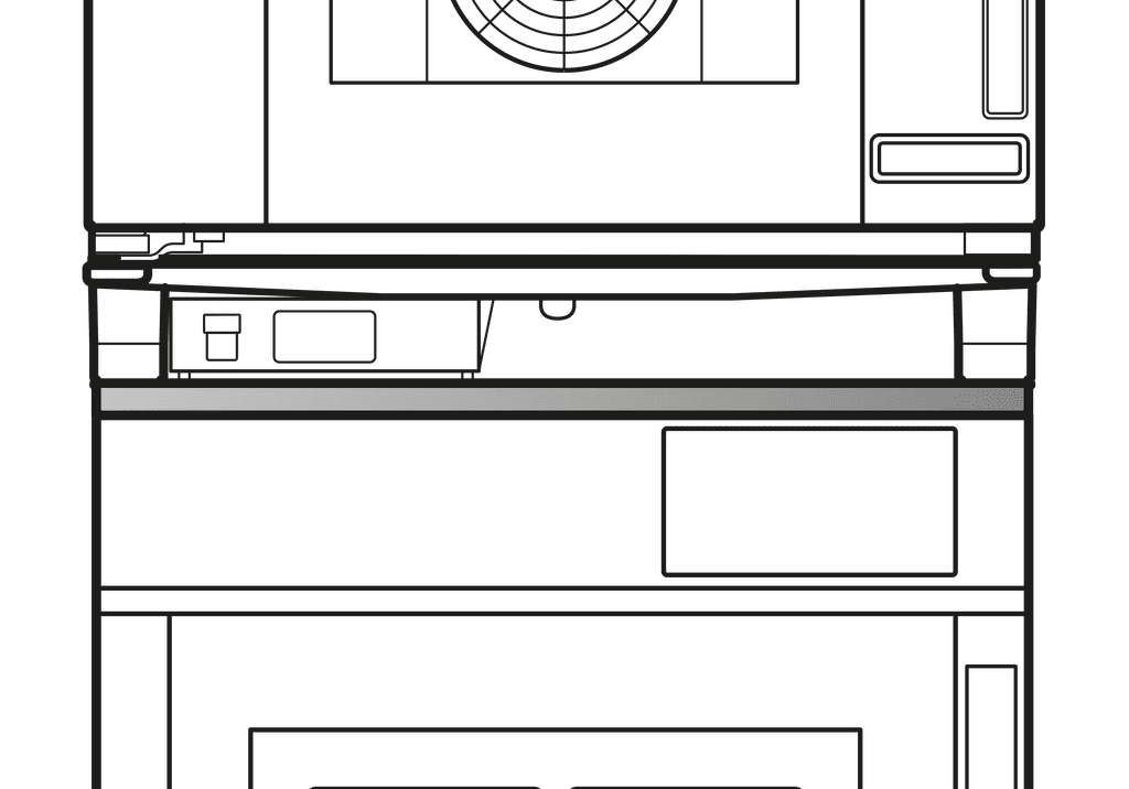 Unox Contiene todas las partes necesarias para la correcta instalación y superposición de EVEREO® + horno CHEFTOP COUNTERTOP XEEQC-0011-E.