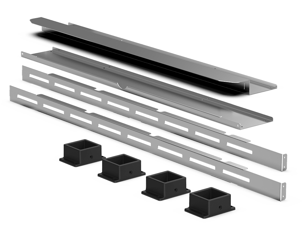 Unox Contiene todas las partes necesarias para la correcta instalación y superposición de BAKERTOP, DECKTOP e LIEVOX. XUC063.