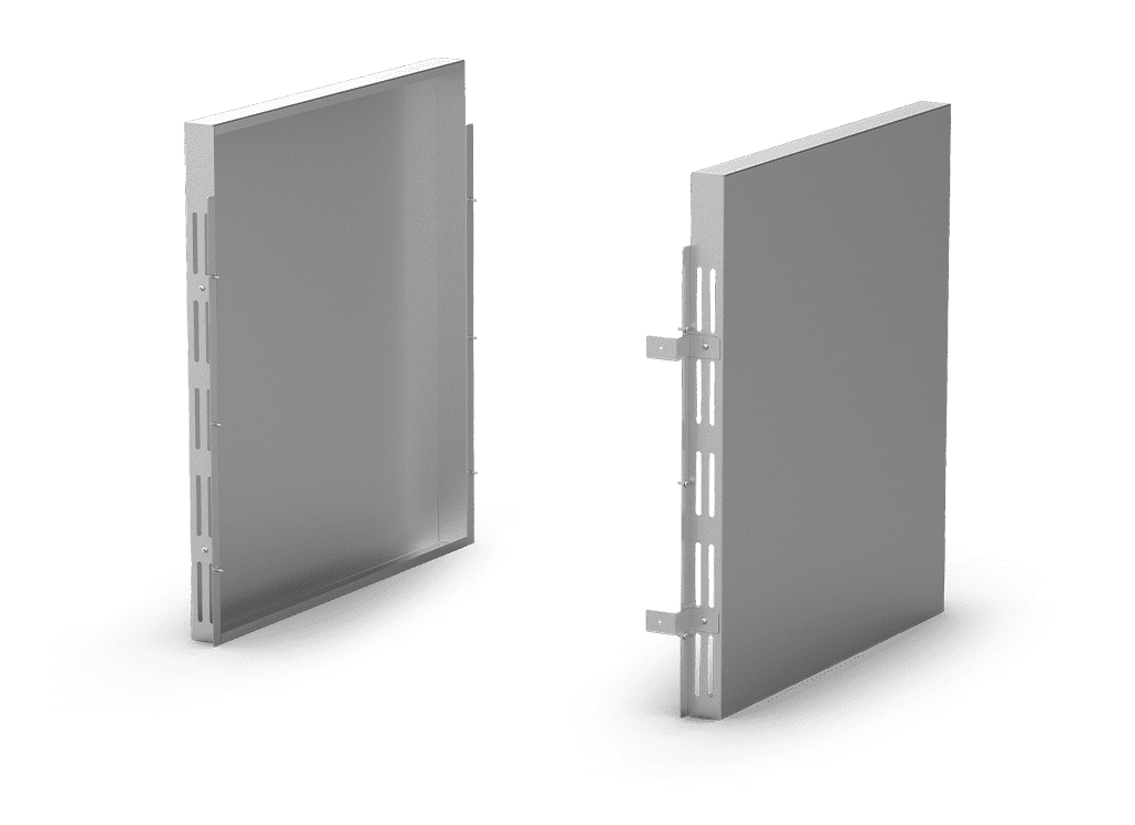 Unox Se puede colocar a ambos lados del horno. Permite reducir la distancia mínima entre el horno y fuentes de calor (freidoras, fogones, etc.). XUC273.