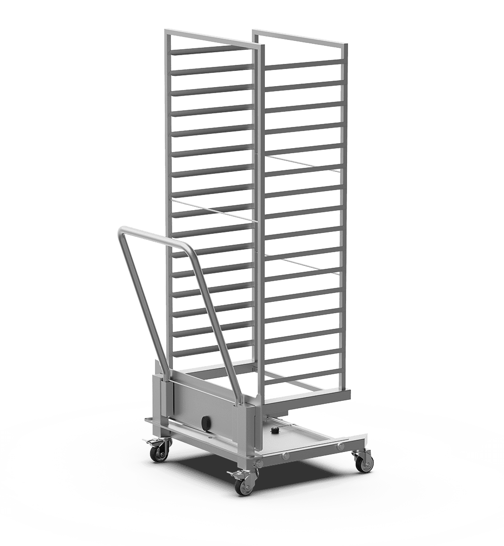 Unox Tray-holding trolley made of AISI 304 steel. XCB1001.