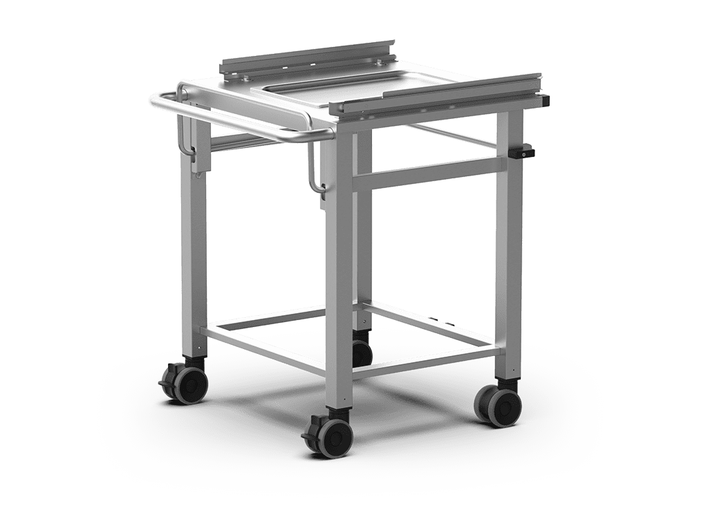 Unox It allows the tray holder basket to move and its succesful coupling with the oven and the stand or the neutral cabinet. XWLYA-00EU.