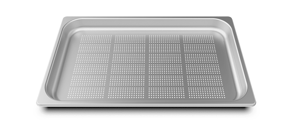 FORO.STEEL40 teglia professionale Unox per cottura a vapore e sous vide GN 2/1, GN 1/1 TG820.