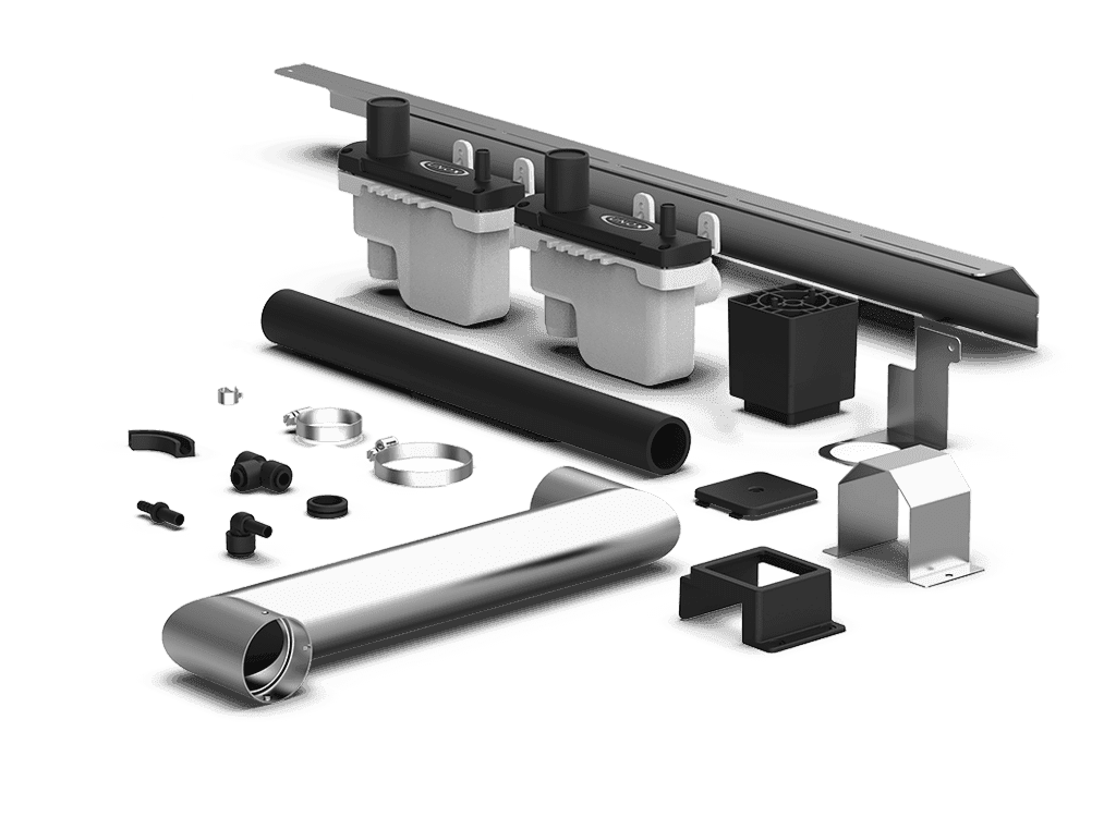 Unox This kit includes everything you need to install and stack two electric ovens. XAVQC-00E2-E-CX.
