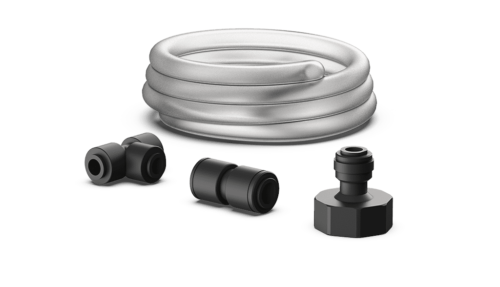 Unox This kit includes everything you need to connect additional equipment and accessories to the water mains. XC615.