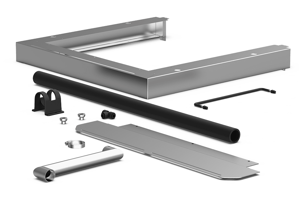 Unox This kit includes everything you need to install and stack two electric ovens. XWKQT-00HS-E.