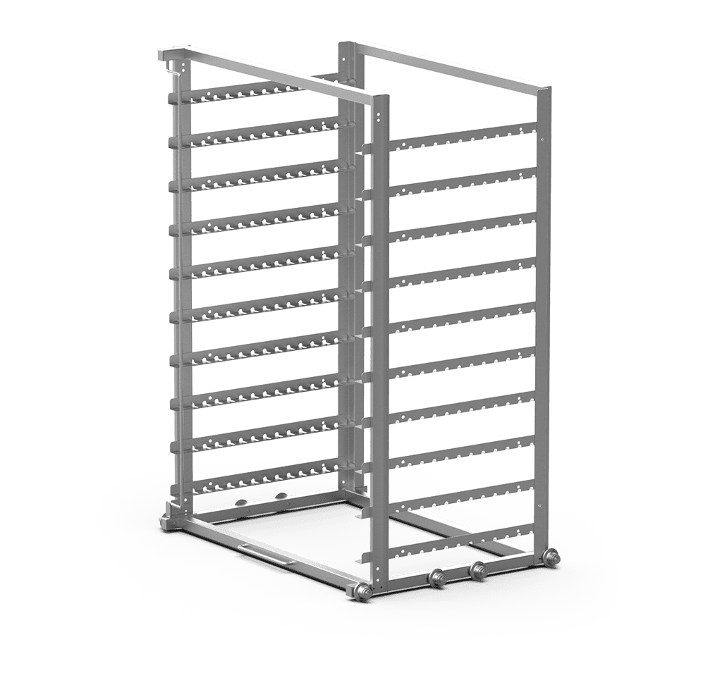 Unox It allows rapid loading and extraction of the trays, reducing the amount of time the door is open. XWLBA-10EU.