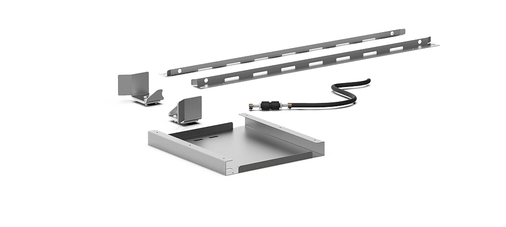 Unox It allows the secure coupling of the trolley to a neutral cabinet. XWVYC-CK21.